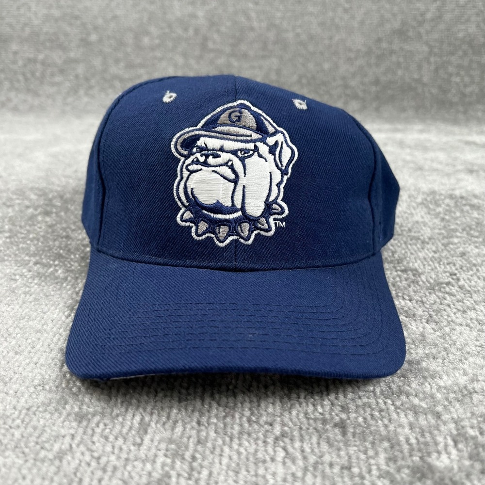 Zephyr Georgetown Hoyas The Z Hat Navy Blue Fitted 7 1/2 Wool Blend Cap Bulldog